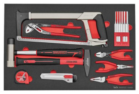 Zestaw narzędzi Teng Tools Zestaw narzędzi ogólnych Narzędzia do cięcia, narzędzia pomiarowe, szczypce, narzędzia