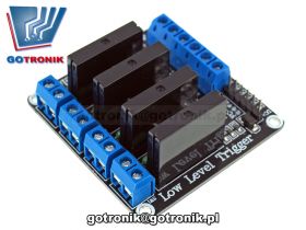 Moduł 4 przekaźników SSR 240V 2A