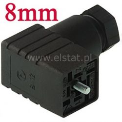 GDSN 307 sw, gniazdo kablowe, czarne, 3+PE