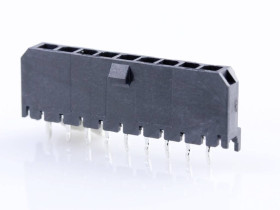Molex Listwa kołkowa, męska, do wbudowania, standardowa Ilość pinów 9 Wymiary siatki: 3.00 mm 436500916 1 szt. paleta