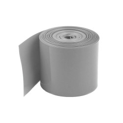 RURKA FOLIA TERMOKURCZLIWA NA 1x 18650 SZARA FOLIA LI-ION PAKIETY BATERII szer. 31mm dł. 1m