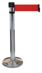 Słupek taśmy długość taśmy 4m Słupek odgradzający Szary