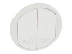 CELIANE Klawisz podwójny z symbolem lampki biały 068191 LEGRAND