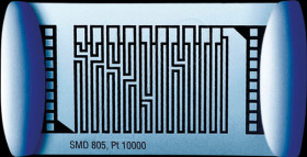 32 207 615 SMD platinum temp. sensor, 0805, 1000 Ohms
