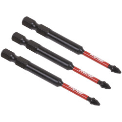 Sealey AK8257 Pozi #1 Impact Power Tool Bits 75mm - 3pc