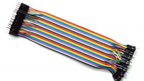 Przewody M-M, 20 cm, 40 szt