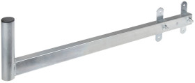 Uchwyt murowy boczny do mocowania anten WLAN, DVB-T Stal ocynkowana średnica fi 43mm, wysokość 205mm, dystans 890mm UML-43H85