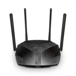 Router WiFi AX3000 Dual Band, 4x RJ45 1000Mb/s Mercusys MR80X