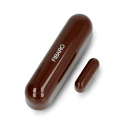 Fibaro Door/Window Sensor 2 - inteligentny czujnik otwarcia drzwi i okien Z-Wave Plus - brązowy - FGDW-002-7