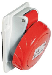 Gniazdo przemysłowe, kątowe, 3p+E, 16A, 380...415 V AC, IP 67 PKF16F734