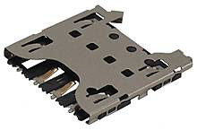 Molex 787231001 Gniazdo karty SIM, piny: 6, 500 mA, 1 szt.