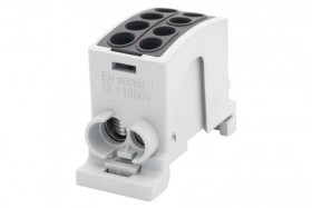 Zacisk odgałęźny HLK 100A-2 (1x25,1x16 / 1x25,1x16) Al/Cu - czarny