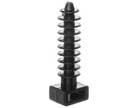 Podstawka montażowa do opasek zaciskowych czarna PMW-8-45-UV 25.245 /100szt./