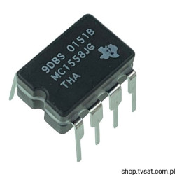 MC1558JG Operational Amplifier Dual, 30-V, 1-MHz DIP8C TI