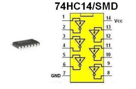 Układ cyfrowy 74HC14/SMD
