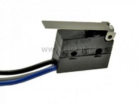 Przełącznik krańcowy dźwignia 25mm; + przewody