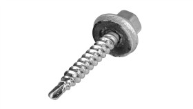 Wkręty Farmerskie Samowiercące Do Blachy I Drewna Z Podkładką Epdm 4,8X35mm...