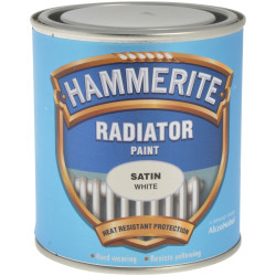 Hammerite 5084917 Radiator Paint Satin White 500ml