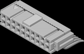 Socket header, 14 pole, pitch 2.54 mm, straight, gray, 517.075.003.014.010