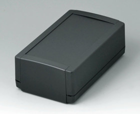 ABS enclosure, (L x W x H) 194 x 115 x 46 mm, black (RAL 9005), IP40, B1070369
