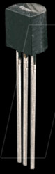 BC237B Bipolar transistor, NPN, 45V, 0.1A, 0.35W, TO-92