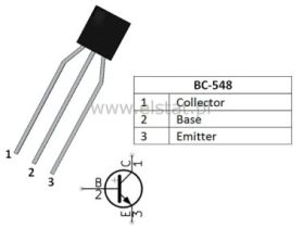 BC 548C NPN 30V 0,1A 0,5W wzm.270-800