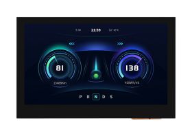 Pojemnościowy wyświetlacz LCD IPS 4.3" 800 x 480 panel ze szkła hartowanego dla Raspberry Pi