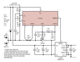 Negative 48V Hot Swap Controller