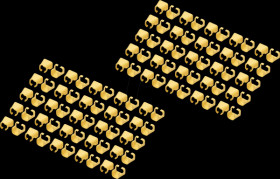 A-CC-Y Color clips for patch cables, yellow, 100 pieces