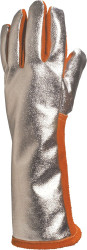 Rękawice spawalnicze Delta Plus Pomarańczowy materiał: Skóra Odporność na wysokie temperatury