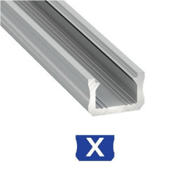 Profil LUMINES typ X srebrny anod. 2m n/t 773414