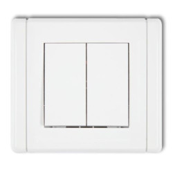 FLEXI biały FWP-2 Łącznik podwójny KARLIK