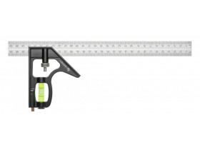 Kątownik stolarski z poziomnicą 300 mm HT4M217 HOEGERT