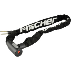FISCHER 85898 Chain Lock Black Key Lock Secure Cycle Protection