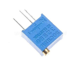 Potencjometr montażowy 3296Y - wieloobrotowy 50kΩ THT