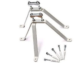 Obejma murowa do mocowania masztów antenowych do muru lub ściany OMP-50L22