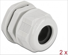 60368 Cable Gland PG21 for round cable gy 2 pcs