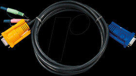 2L-5203A KVM cable, VGA, audio, 3 m