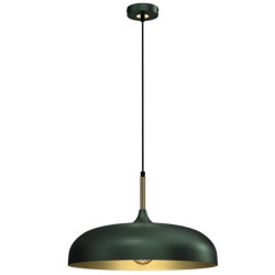 Lampa wisząca LINCOLN GREEN/GOLD 1xE27 MLP7900 Milagro