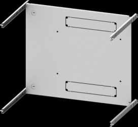 Mounting plate, metal, (L x W x H x D) 600 x 600 x 450 x 400 mm, for 3KL61 to 630A, 3 pole, 8PQ6000-2BA51