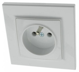 Gniazdo pt podtynkowe pojedyncze z uziemieniem zu Argo