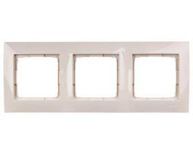 Simon 54 Premium Ramka potrójna kremowa /do karton-gips/ DRK3/41