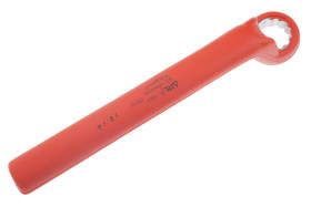 Klucz oczkowy odgięty Klucz oczkowy ITL Insulated Tools Ltd długość 210 mm Stal chromowo-wanadowa, VDE 1000V