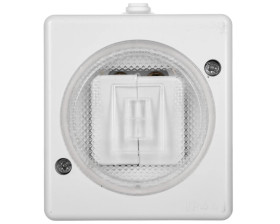 TROL Łącznik hermetyczny świecznikowy IP44 biały 140405 /24szt./