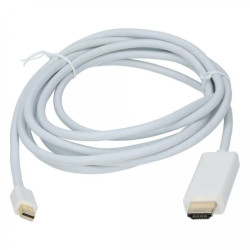 Kabel mini Displayport 1.2 / HDMI 4K@30 (wtyk / wtyk) biały 3m