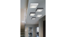 Lampa Wisząca Na Listwie Nicea, Cztery Klosze Na E27, Czarno-Złote Abażury...