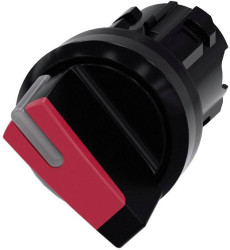 Siemens 3SU10022BC200AA0 3SU1002-2BC20-0AA0 Przełącznik pierścień przedni z tworzywa sztucznego, podświetlenie blokada c