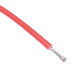 Red UL1015 14AWG 41/0.25mm Tinned Copper Stranded Wire (price per metre)