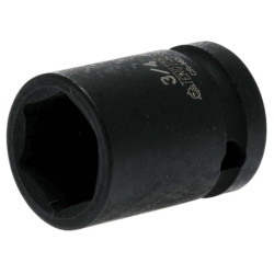 Teng 920124 Impact Socket Hexagon 6-Point 1/2in Drive 3/4in