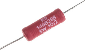 Rezystor 10Ω 5W ±5% ±20ppm/°C drutowy RS PRO
